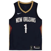 Zion Williamson New Orleans Pelicans Autographed Nike Navy Swingman Jersey