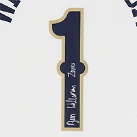 Maillot Nike Swingman blanc dédicacé par Zion Williamson des New Orleans Pelicans avec inscription « Zanos »