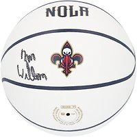 Zion Williamson New Orleans Pelicans Autographed Wilson City Edition Collectors Basketball