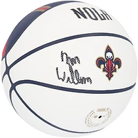 Zion Williamson New Orleans Pelicans Autographed Wilson City Edition Collectors Basketball