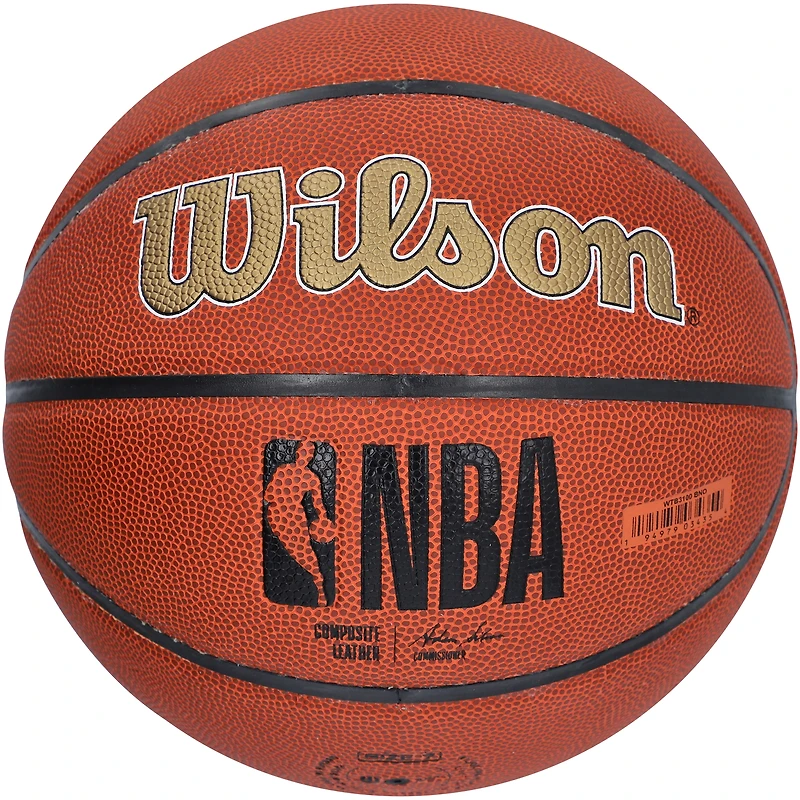 Zion Williamson New Orleans Pelicans Autographed Wilson Team Logo Basketball - Silver Ink