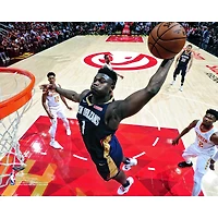 Zion Williamson New Orleans Pelicans Unsigned Dunking Photograph