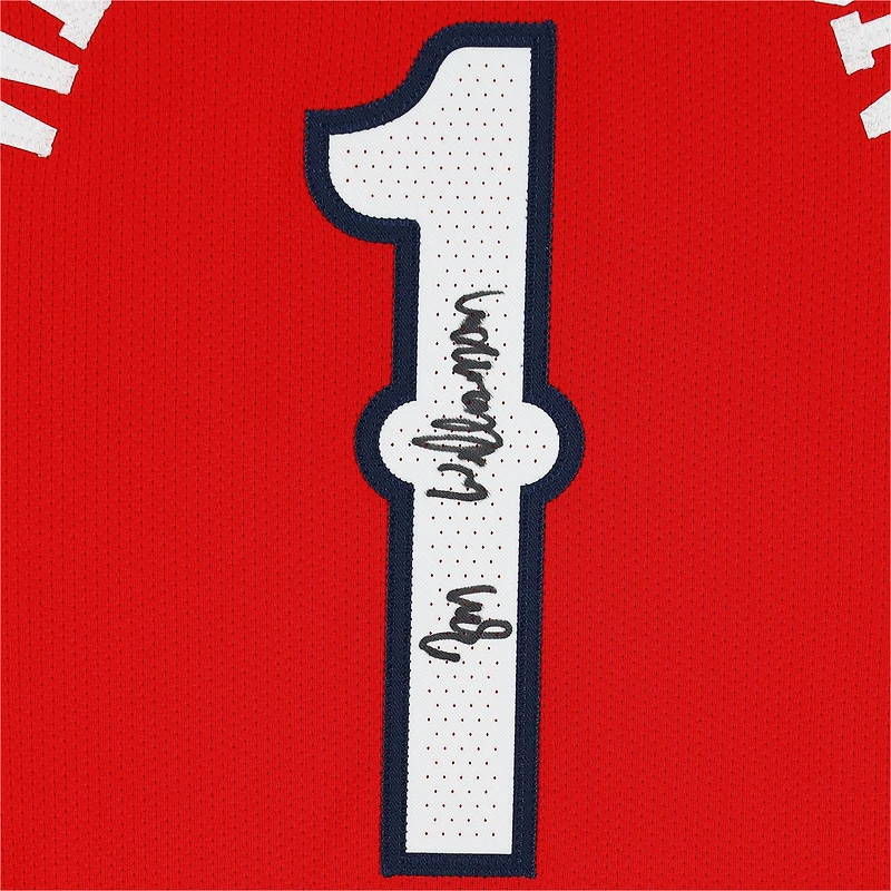 Maillot authentique Jordan Brand autographié par Zion Williamson des New Orleans Pelicans