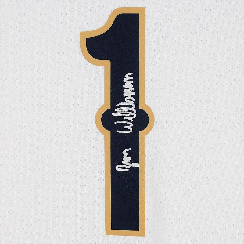 Maillot Nike Mixtape Swingman 2021-22 autographié par Zion Williamson des New Orleans Pelicans