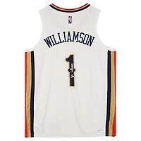 Maillot Nike Mixtape Swingman 2021-22 autographié par Zion Williamson des New Orleans Pelicans