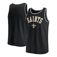 Men's Fanatics Black New Orleans Saints Bet Tank Top