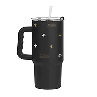 Verre à revêtement en poudre Step and Repeat de 24 oz des Saints de la Nouvelle-Orléans