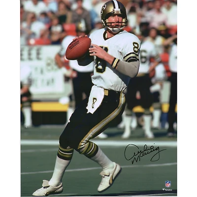 Archie Manning New Orleans Saints Autographed 16" x 20" Dropback Photographed