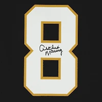 Maillot réplique noir autographié par Archie Manning des New Orleans Saints de Mitchell & Ness