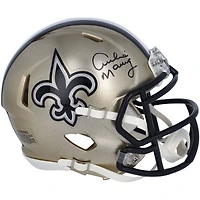 Casque Riddell Speed ​​Mini autographié par Archie Manning New Orleans Saints