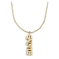 BaubleBar Collier avec pendentif avec logo des Saints de la Nouvelle-Orléans