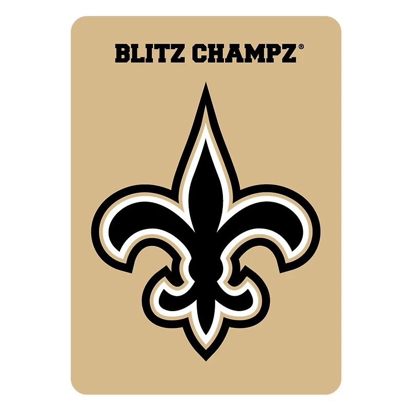 Blitz Champz New Orleans Saints NFL Jeu de cartes de football