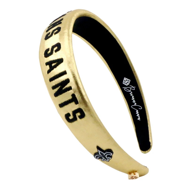 Bandeau fin brodé Brianna Cannon des Saints de la Nouvelle-Orléans