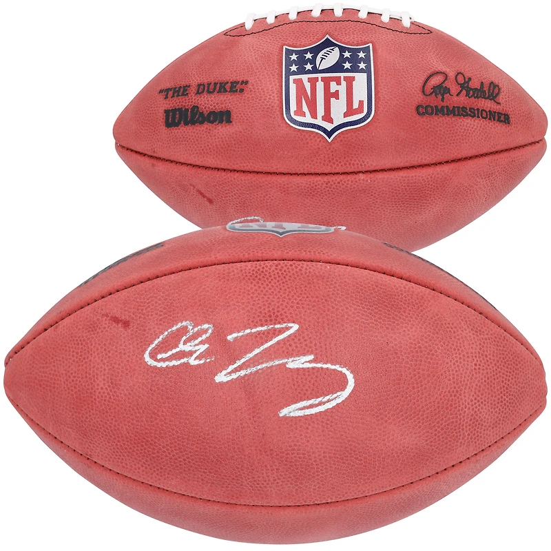 Ballon de football Wilson Duke autographié par Chase Young New Orleans Saints