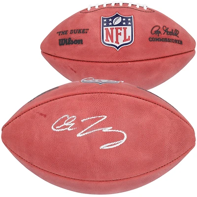 Ballon de football Wilson Duke autographié par Chase Young New Orleans Saints