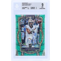 Chris Olave New Orleans Saints 2022 Panini Select Green Disco #229 #3/5 BGS authentifié 9 Rookie Card - 9,9,9.5,9 Sous-grades