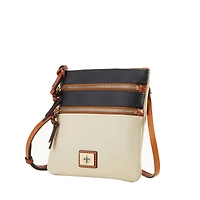 Dooney & Bourke New Orleans Saints Team Logo Halftime Triple Zip Crossbody Bag