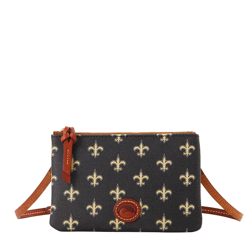 Dooney & Bourke New Orleans Saints Top Zip Crossbody Bag