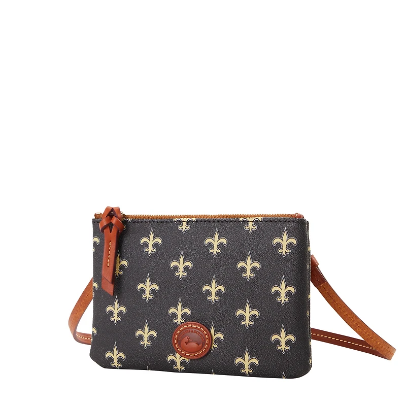 Sac bandoulière zippé Dooney & Bourke New Orleans Saints