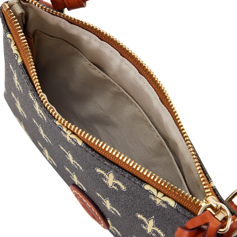 Sac bandoulière zippé Dooney & Bourke New Orleans Saints