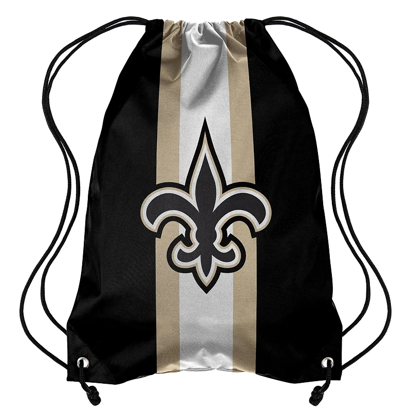 FOCO New Orleans Saints Team Stripe - Sac à dos à cordon