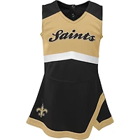 Robe pull noire New Orleans Saints Cheer Captain pour fille