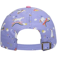 Bonnet réglable pour fille préscolaire '47 Violet New Orleans Saints Unicorn Clean Up