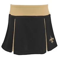 Ensemble deux pièces de pom-pom girl New Orleans Saints Spirit noir pour filles