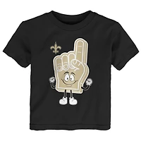 T-shirt noir pour bébé avec inscription « Handy Man » des New Orleans Saints