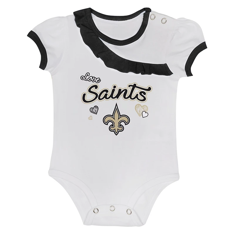 Ensemble body et jupe pour bébé New Orleans Saints Love My Team