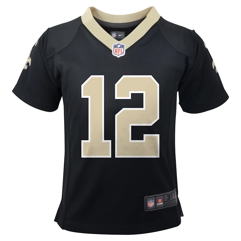 Infant Nike Chris Olave Black New Orleans Saints Team  Player Game Jersey