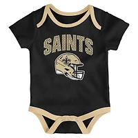 Ensemble trois pièces pour bébé Outerstuff New Orleans Saints All Day Play
