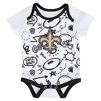 Ensemble trois pièces pour bébé Outerstuff New Orleans Saints All Day Play