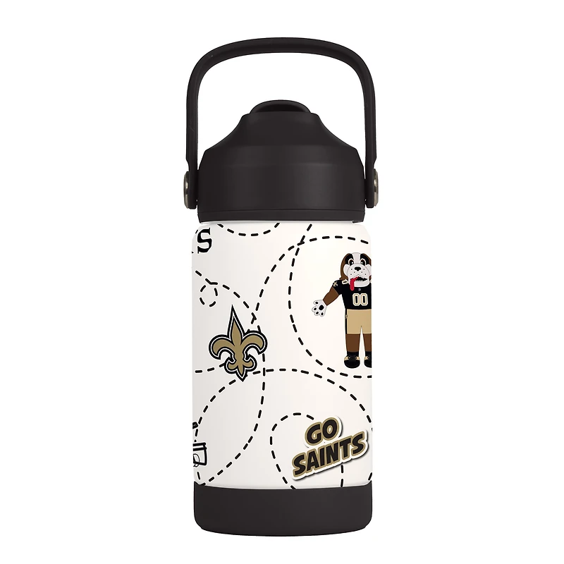 Logo Brands New Orleans Saints 12oz. Mascot Bottle