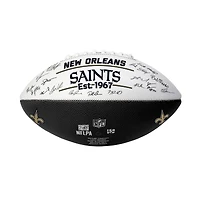 Logo Brands New Orleans Saints 2025 Autograph Signature Football