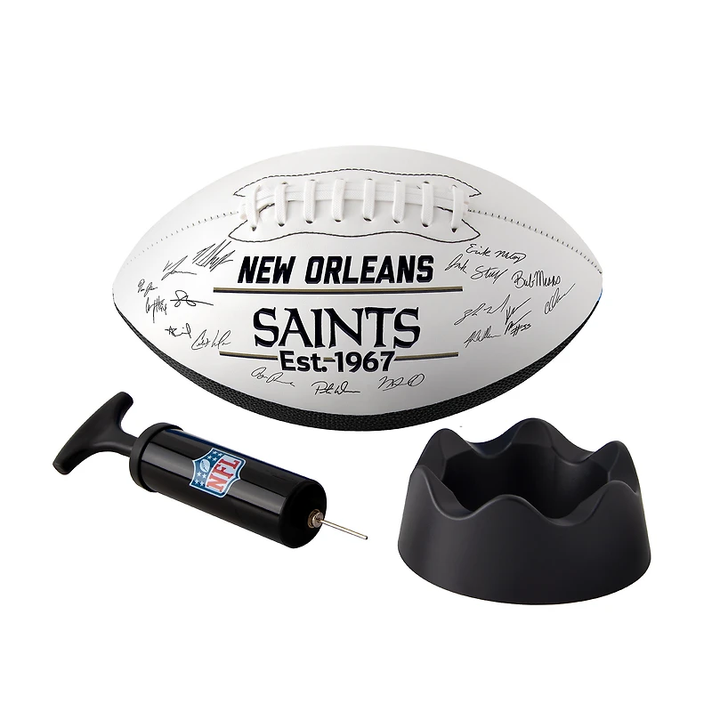 Logo Brands New Orleans Saints 2025 Autograph Signature Football