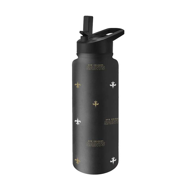 Bouteille de 34 oz (994 ml) « Steep and Repeat Quencher » de Logo Brands New Orleans Saints