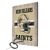 Jeu de lancer d'anneaux des Saints de la Nouvelle-Orléans avec logos