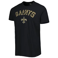 T-shirt '47 Black New Orleans Saints All Arch Franklin pour hommes