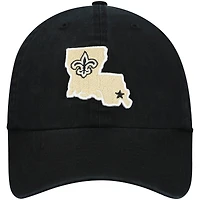 Casquette réglable '47 New Orleans Saints Clean Up pour homme noire