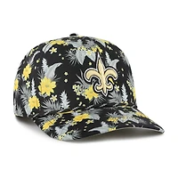 Men's '47  Black New Orleans Saints Dark Tropic Hitch Adjustable Hat