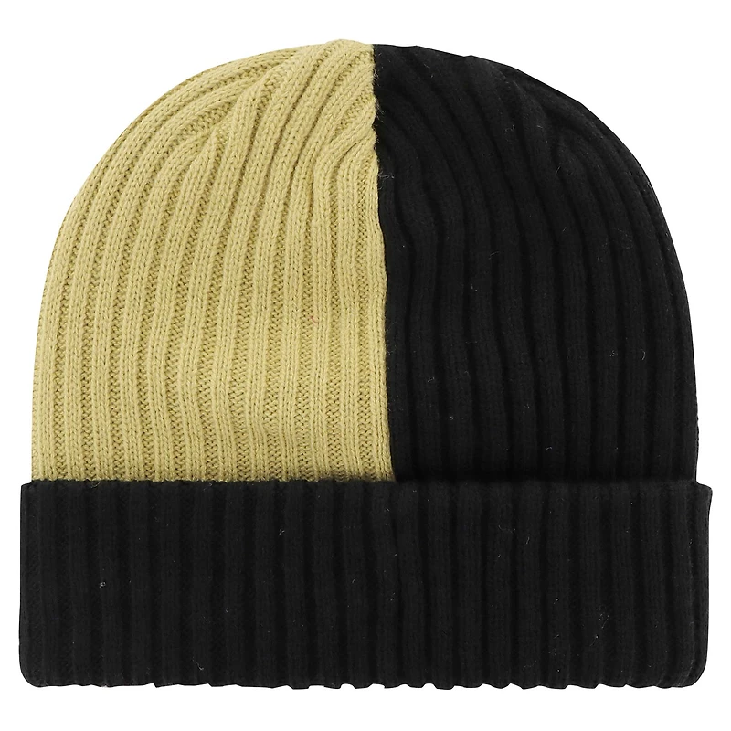 Bonnet en tricot à revers Fracture '47 New Orleans Saints noir pour hommes
