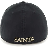 Men's '47 Black New Orleans Saints Franchise Logo Fitted Hat
