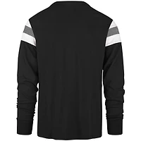 Men's '47 Black New Orleans Saints Franklin Rooted - Long Sleeve T-Shirt