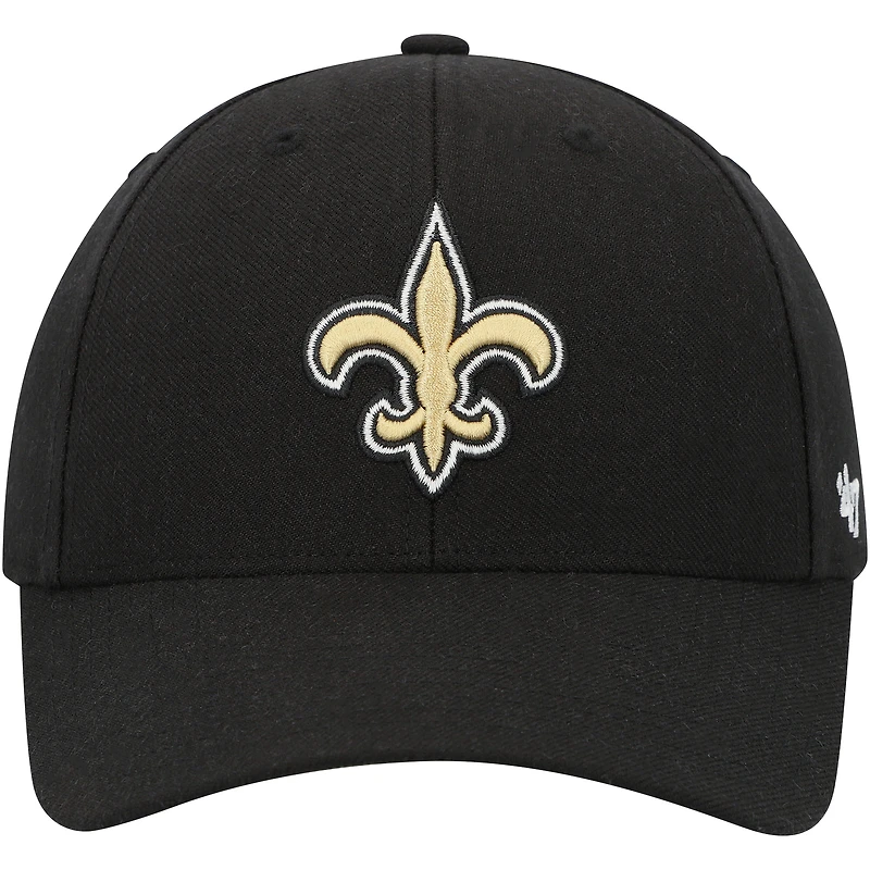 Men's '47 Black New Orleans Saints MVP Adjustable Hat