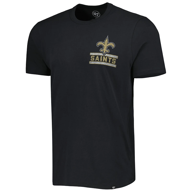 T-shirt pour homme '47 noir New Orleans Saints Open Field Franklin