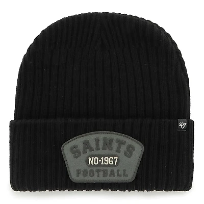 Bonnet en tricot à revers Ridgeway '47 New Orleans Saints noir pour hommes