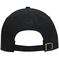 Men's '47 Black New Orleans Saints Team Tonal Clean Up Adjustable Hat