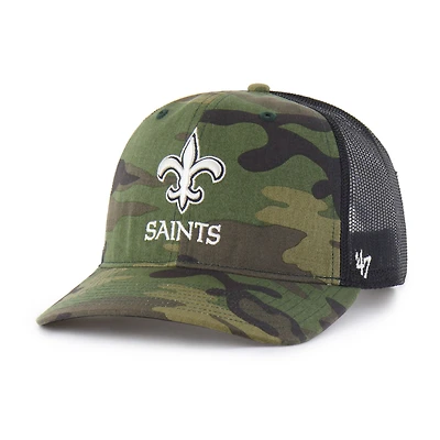 Casquette ajustable camouflage New Orleans Saints '47 pour homme