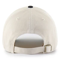 Men's '47 Cream/Black New Orleans Saints Fairfield MVP Throwback Adjustable Hat